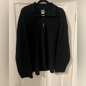 The North Face Black QuarterZip Men's Sweater